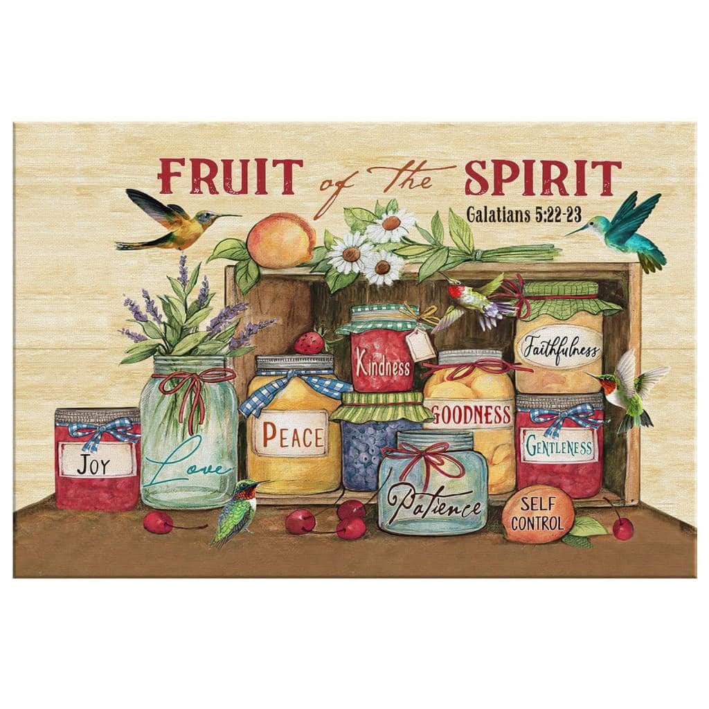 Fruit Of The Spirit Galatians 522-23 Bible Verse Religious Canvas Wall Art Fruit Of The Spirit Galatians 522-23 Bible Verse Religious Canvas Wall Art