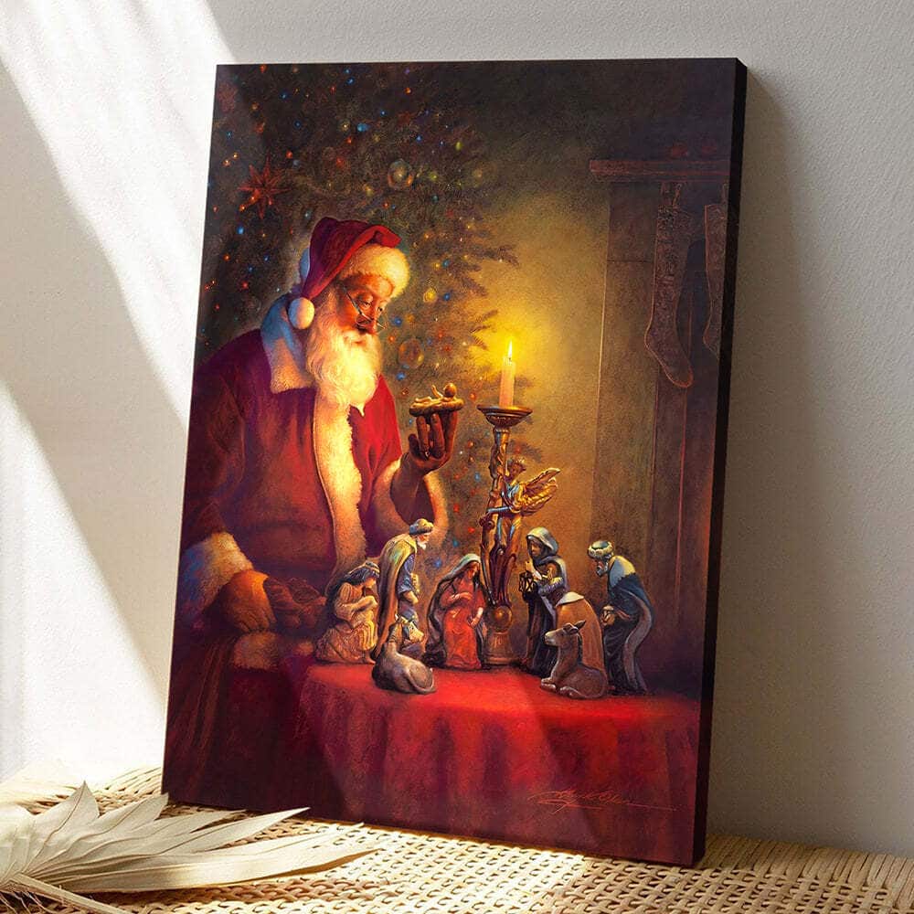 Bible Verse Scripture Christmas Christian Santa Religious Canvas Print Bible Verse Scripture Christmas Christian Santa Religious Canvas Print