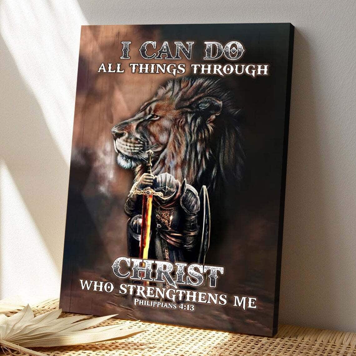 Bible Verse Warrior Of Christ I Can Do All Things Through Christ Scripture Canvas Print Bible Verse Warrior Of Christ I Can Do All Things Through Christ Scripture Canvas Print
