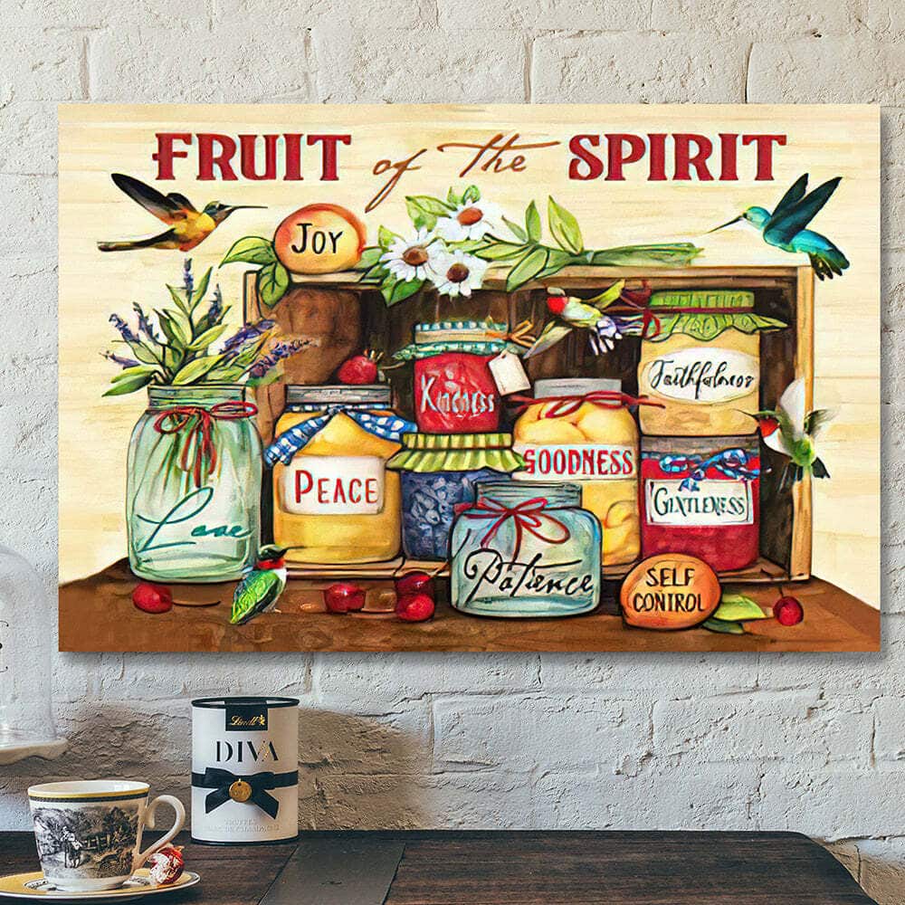 Bible Verse Painting Jesus Christian Hummingbird Fruit Of The Spirit Canvas Wall Art Bible Verse Painting Jesus Christian Hummingbird Fruit Of The Spirit Canvas Wall Art