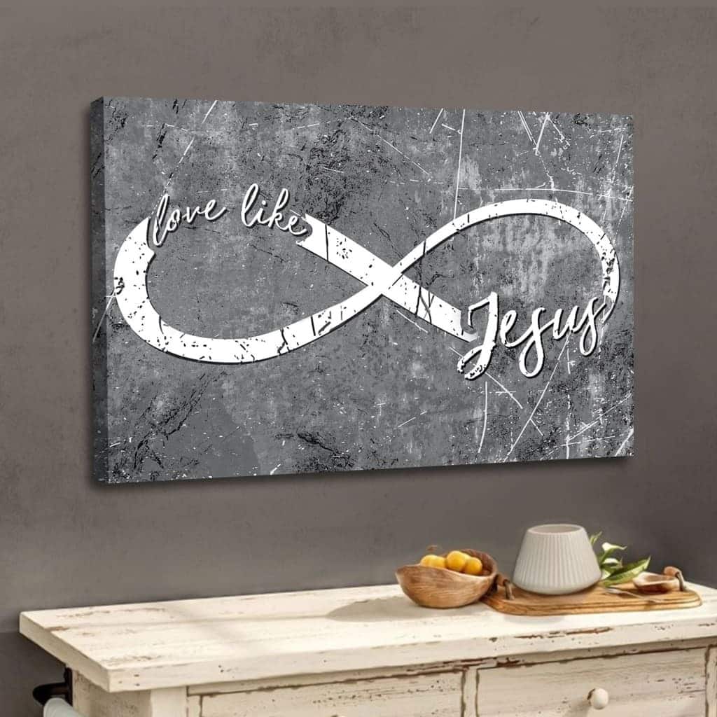 Religious Canvas Wall Art Gift Love Like Jesus Christian Religious Canvas Wall Art Gift Love Like Jesus Christian