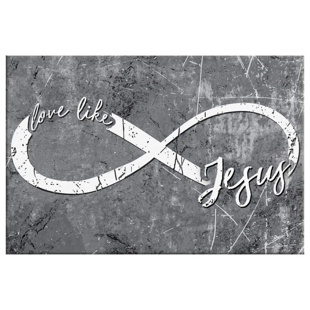 Religious Canvas Wall Art Gift Love Like Jesus Christian Religious Canvas Wall Art Gift Love Like Jesus Christian