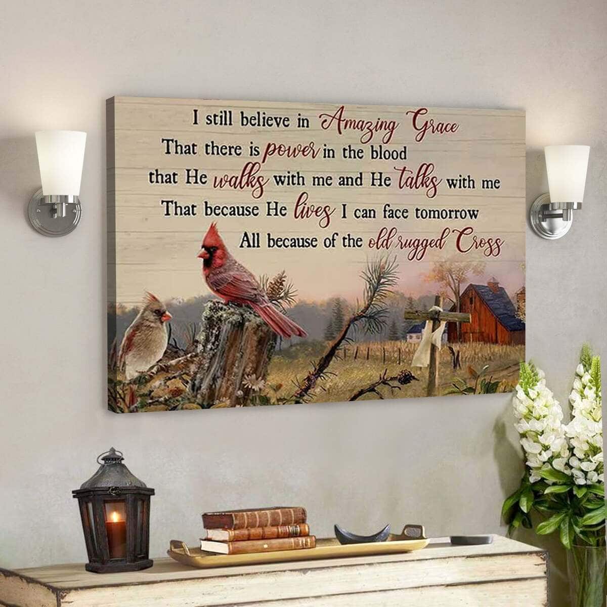 I Still Believe In Amazing Grace Jesus Christian Canvas Wall Art I Still Believe In Amazing Grace Jesus Christian Canvas Wall Art
