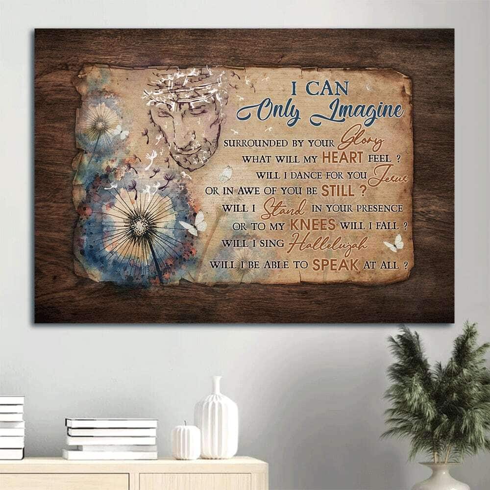 Religious Song Dandelion Painting I Can Only Imagine Canvas Wall Art Religious Song Dandelion Painting I Can Only Imagine Canvas Wall Art