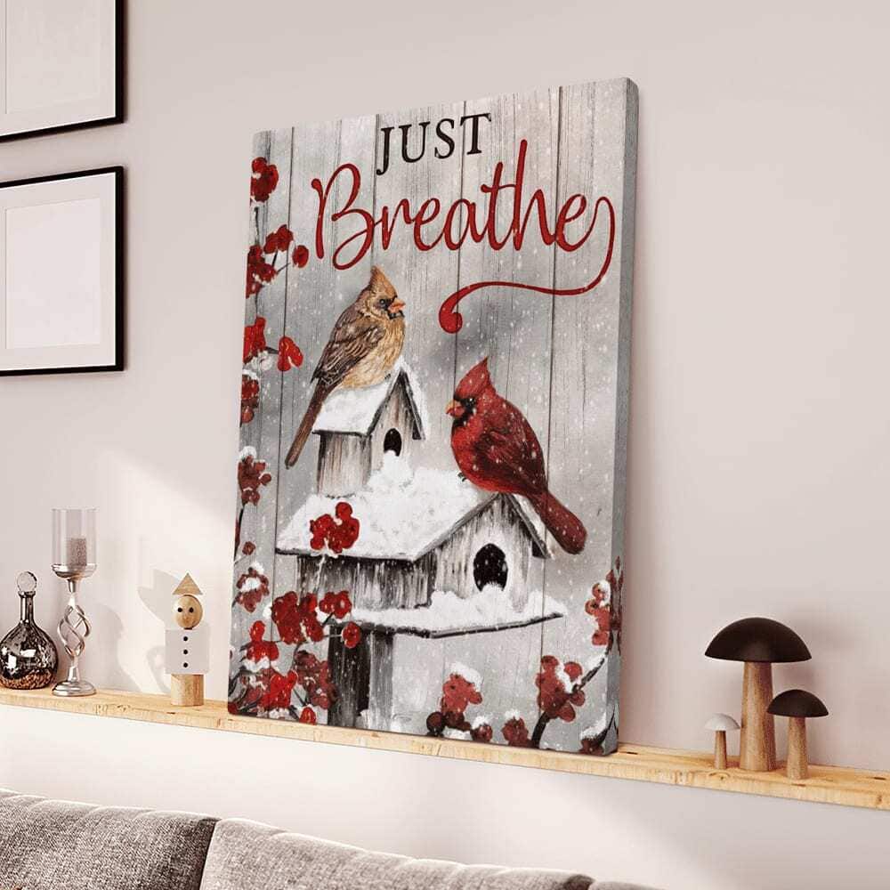 Christian Jesus Just Breathe Canvas Print Cardinals Christian Jesus Just Breathe Canvas Print Cardinals