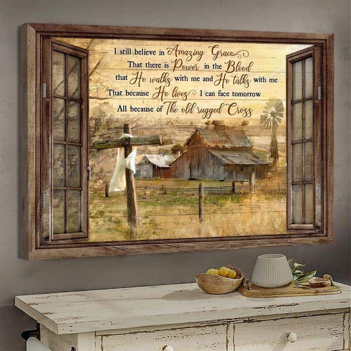 Christian Canvas Wall Art Life On Farm I Still Believe In Amazing Grace Christian Canvas Wall Art Life On Farm I Still Believe In Amazing Grace