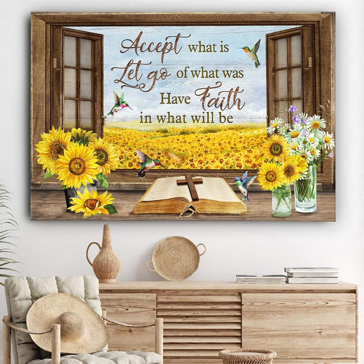 Christian Canvas Wall Art Accept What Is Let Go Of What Was Christian Canvas Wall Art Accept What Is Let Go Of What Was