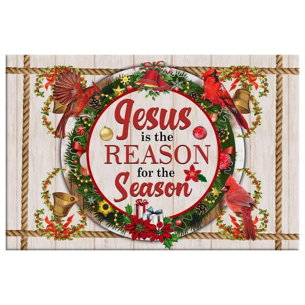 Christmas Canvas Wall Art Jesus Is The Reason For The Season Christian Gift Christmas Canvas Wall Art Jesus Is The Reason For The Season Christian Gift