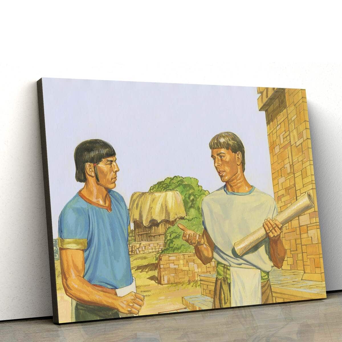 Christian Canvas Wall Art Alma Testifying To Korihor That There Is A God Christian Canvas Wall Art Alma Testifying To Korihor That There Is A God