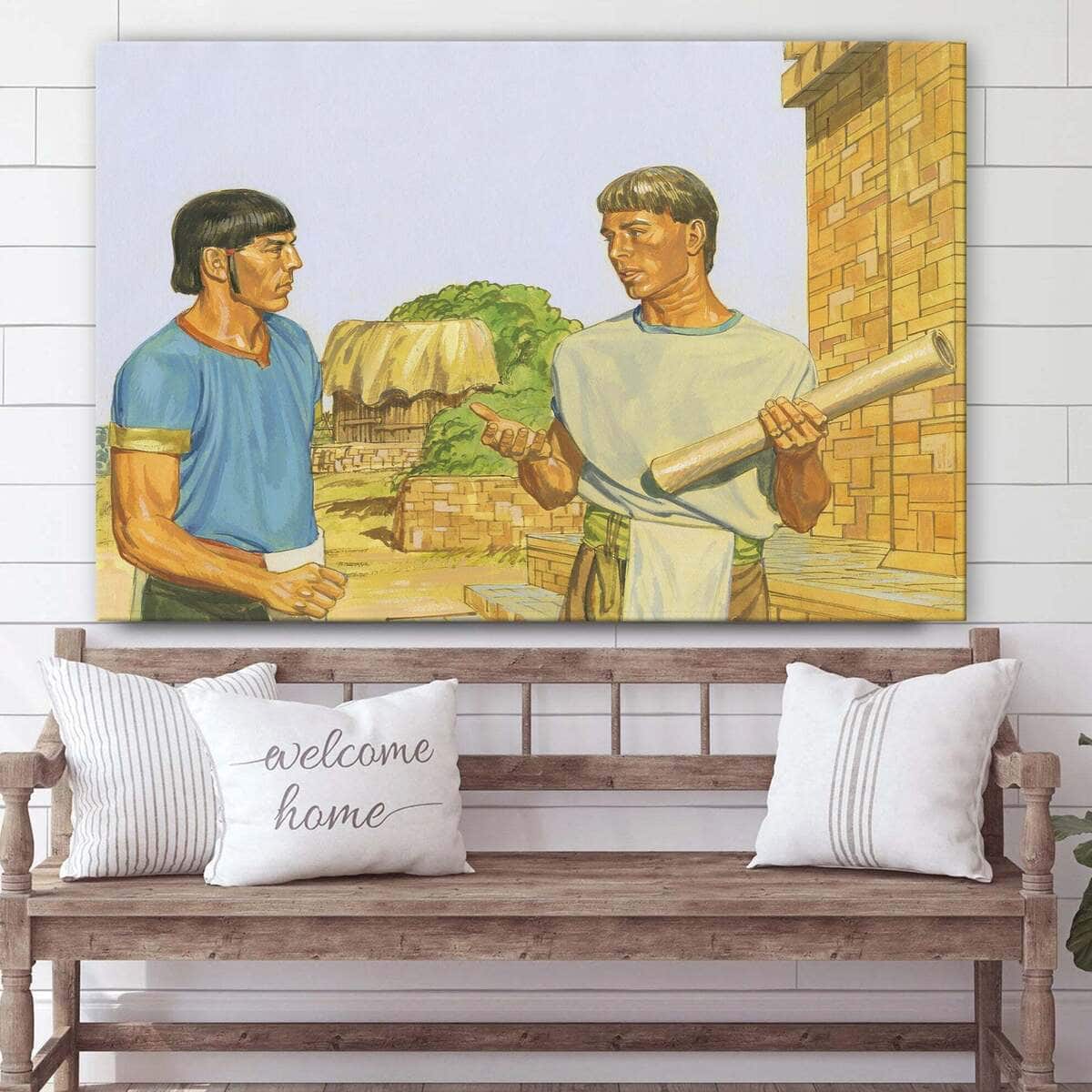 Christian Canvas Wall Art Alma Testifying To Korihor That There Is A God Christian Canvas Wall Art Alma Testifying To Korihor That There Is A God