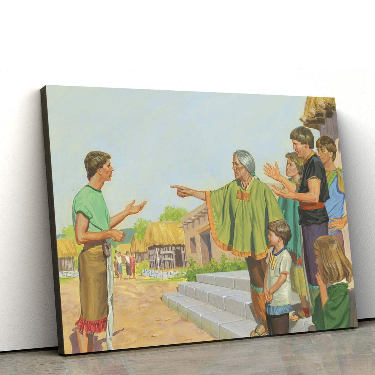 Christian Canvas Wall Art Alma Teaching The People Of Ammonihah Christian Canvas Wall Art Alma Teaching The People Of Ammonihah