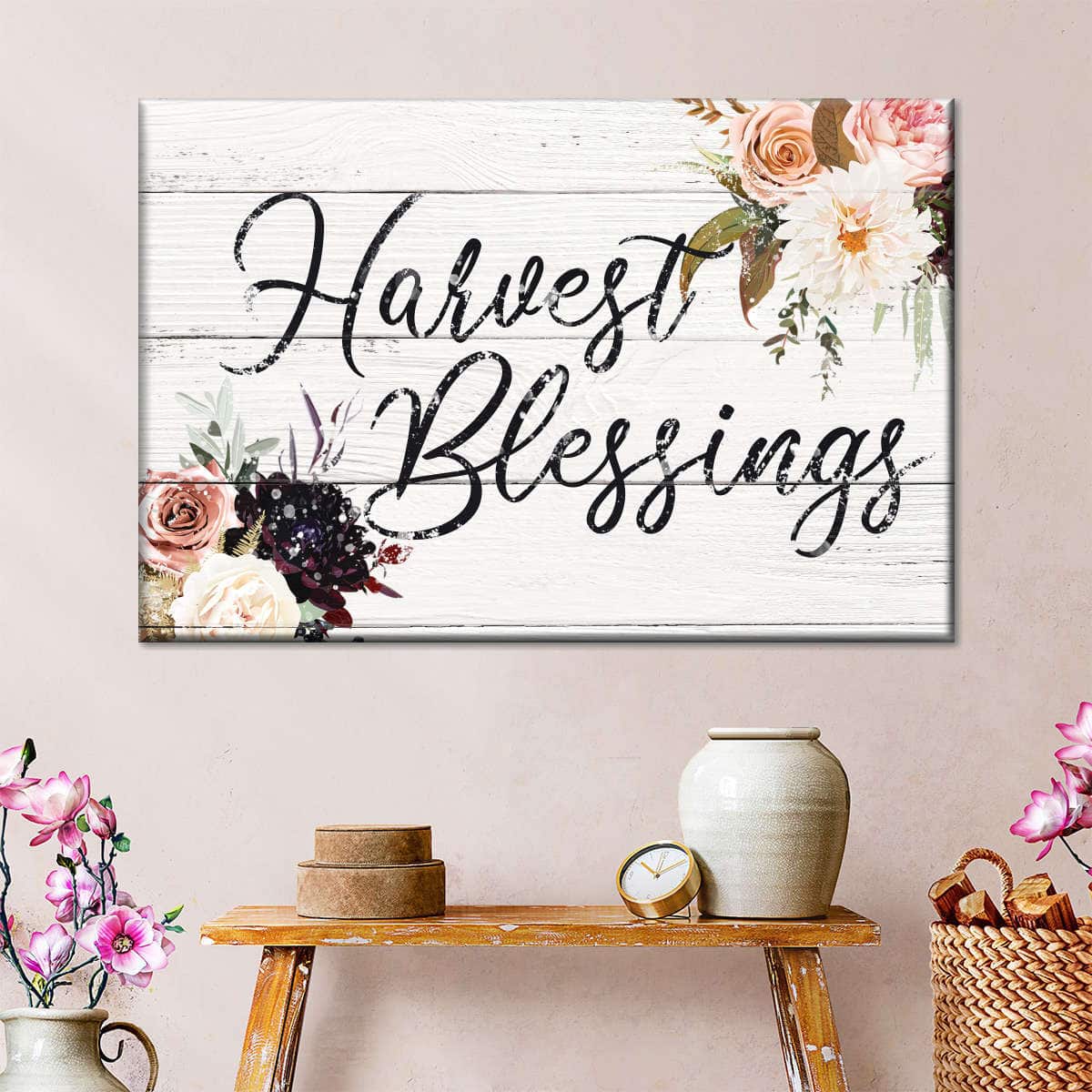 Christian Canvas Wall Art Harvest Blessings Christian Canvas Wall Art Harvest Blessings