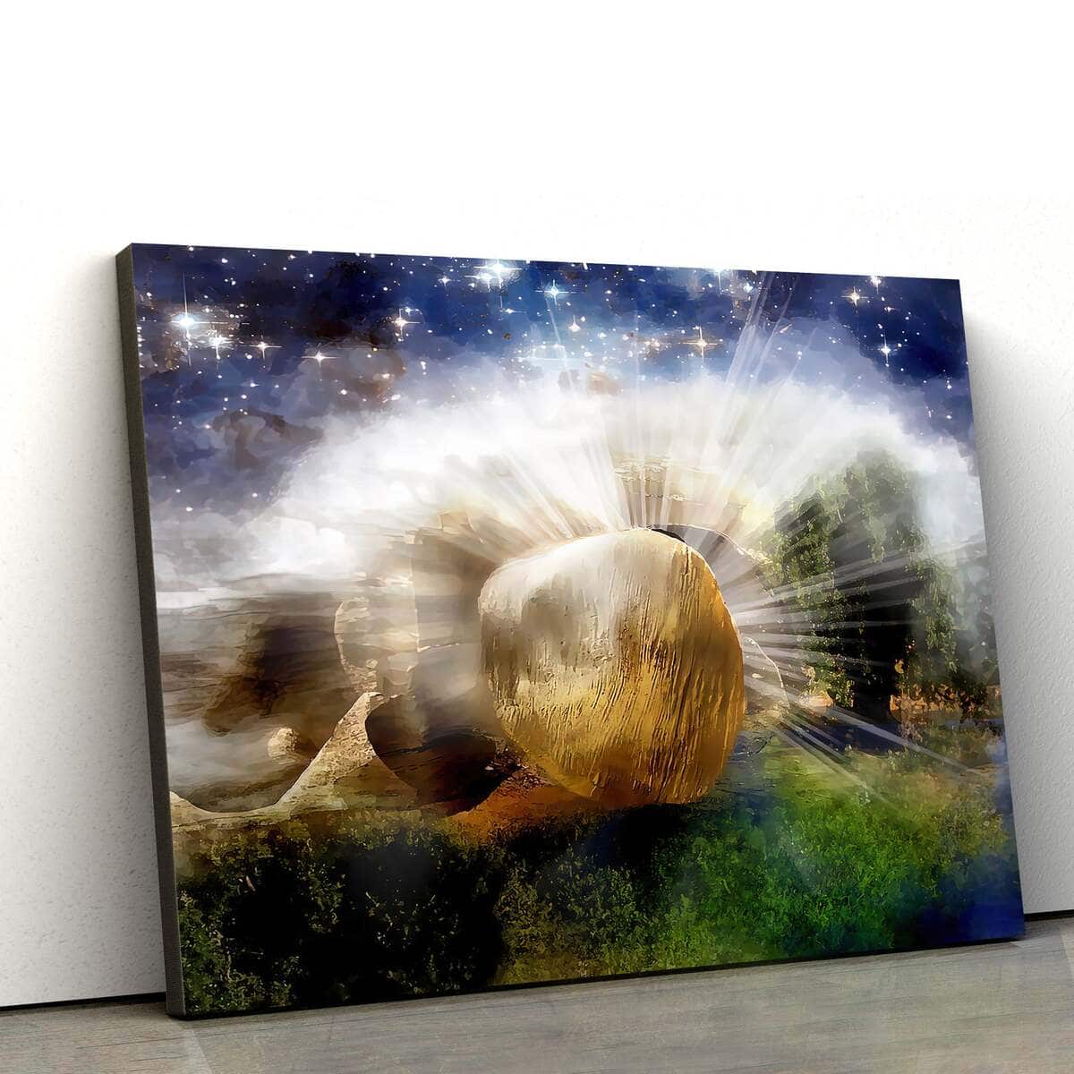 Christian Canvas Wall Art Risen