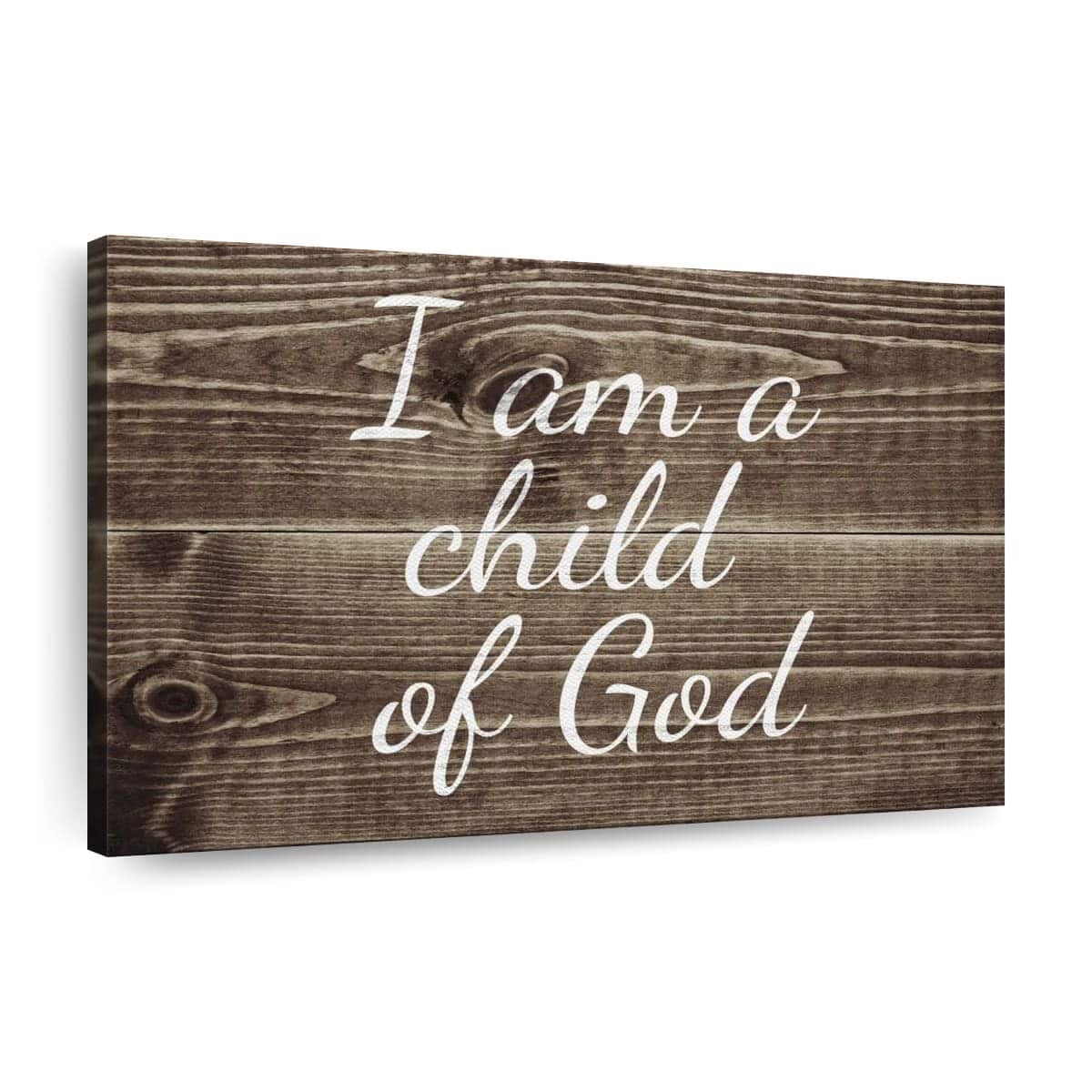 Christian Canvas Wall Art I Am A Child Of God Christian Canvas Wall Art I Am A Child Of God