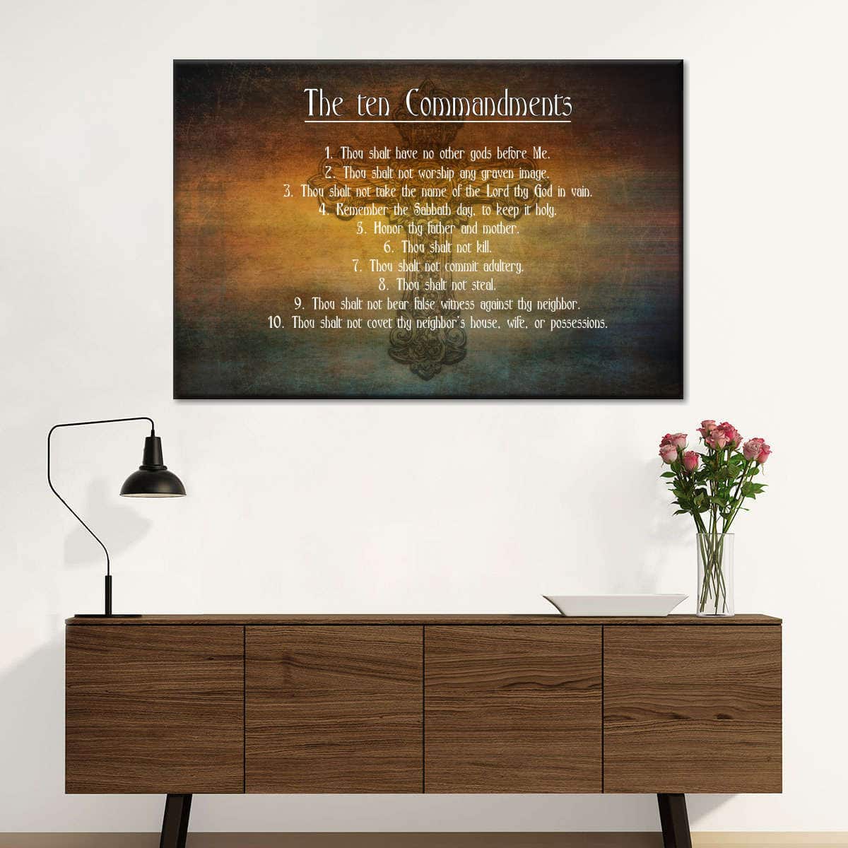 Christian The Ten Commandments Canvas Wall Art You Shall Have No Other Gods Before Me Christian The Ten Commandments Canvas Wall Art You Shall Have No Other Gods Before Me