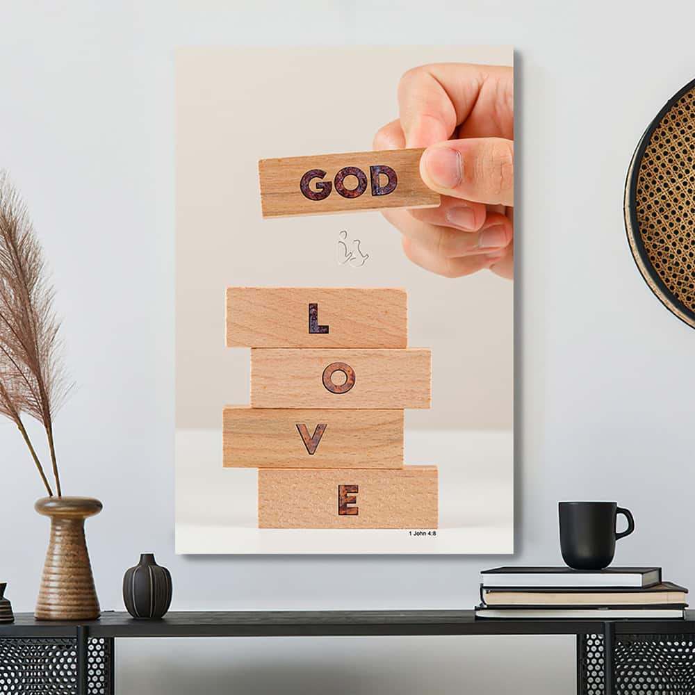Christian Jesus Canvas Print God Love