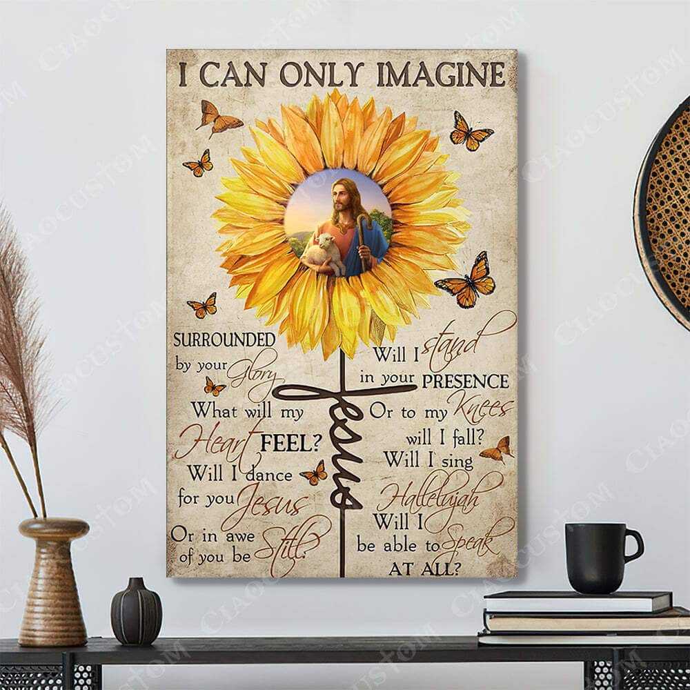 Christian Jesus Hugs Lamb I Can Only Imagine Canvas Print Christian Jesus Hugs Lamb I Can Only Imagine Canvas Print