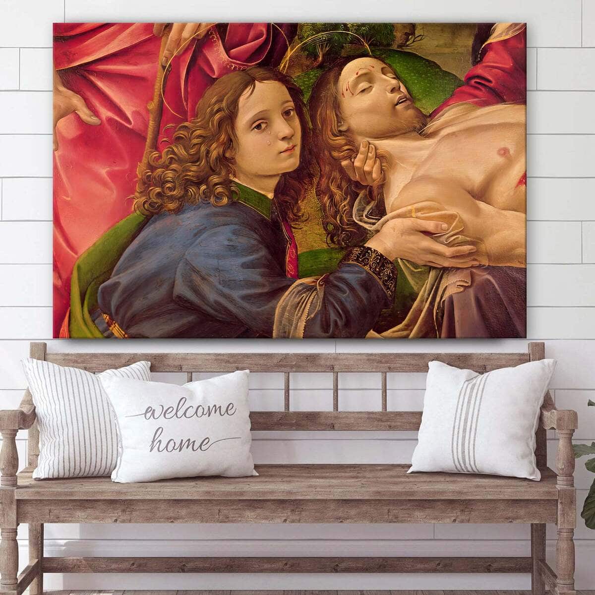 Christian Canvas Print The Lamentation Of Christ Jesus Christian Canvas Print The Lamentation Of Christ Jesus
