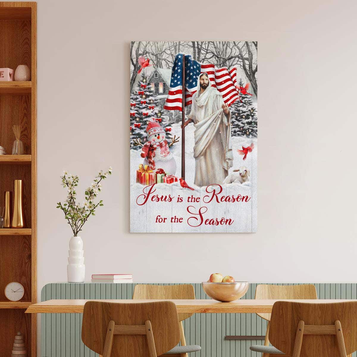 Christian Canvas Print Jesus Is The Reason For The Season Christmas Gift Christian Canvas Print Jesus Is The Reason For The Season Christmas Gift