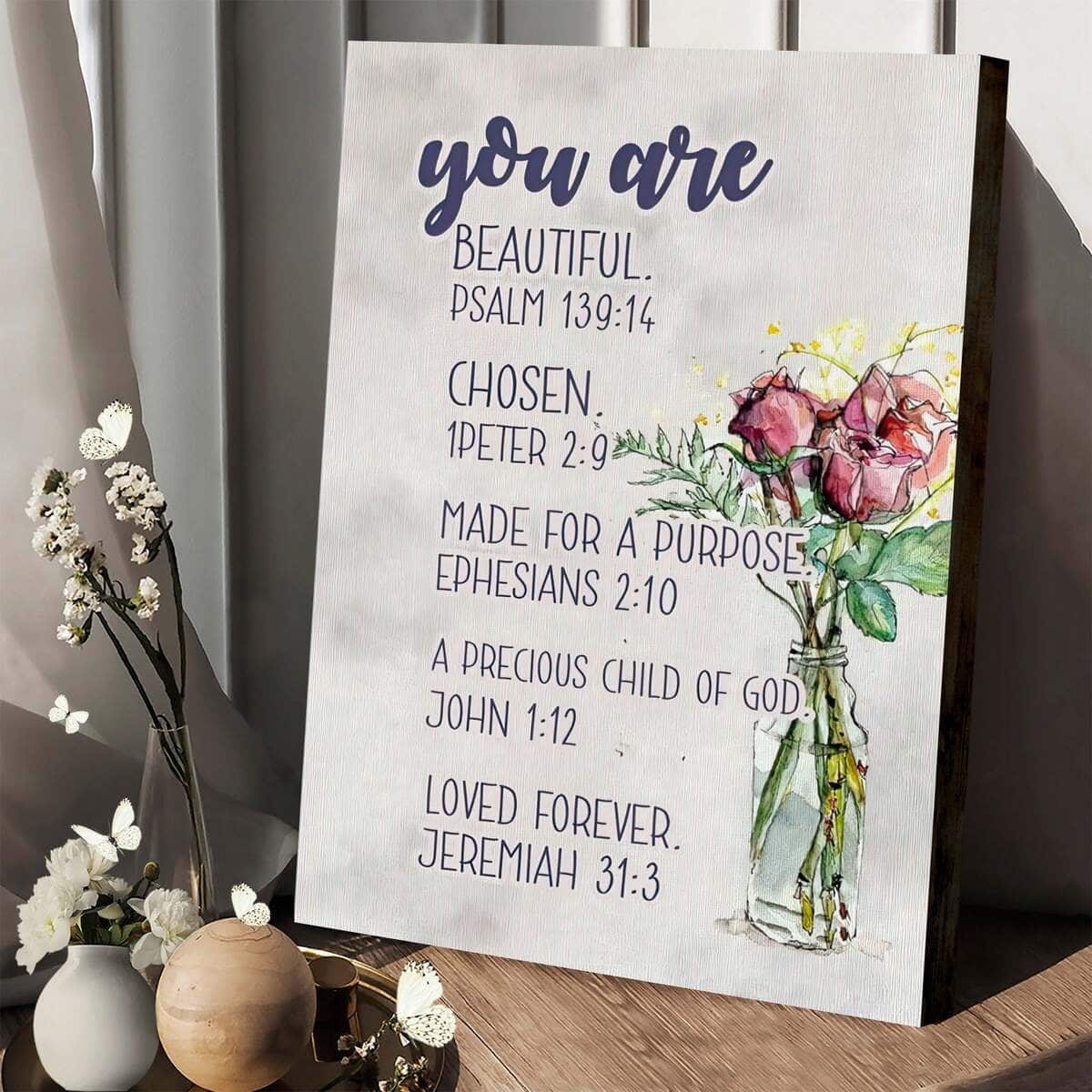 Christian Canvas Print You Are Who God Says Christian Canvas Print You Are Who God Says